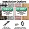 Signmission Remote Pull Station For Hood Fire Suppression Emergency Sign, Plastic, 10in W x 7in L, 2PK OS-2PACK-EM-P-710-L-10417 - alternate 4